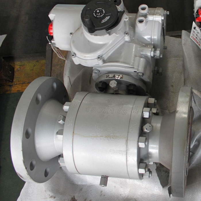 válvula de bola de diámetro reducido motorizada DN150xDN100 3PC cuarto de vuelta de la fábrica china
