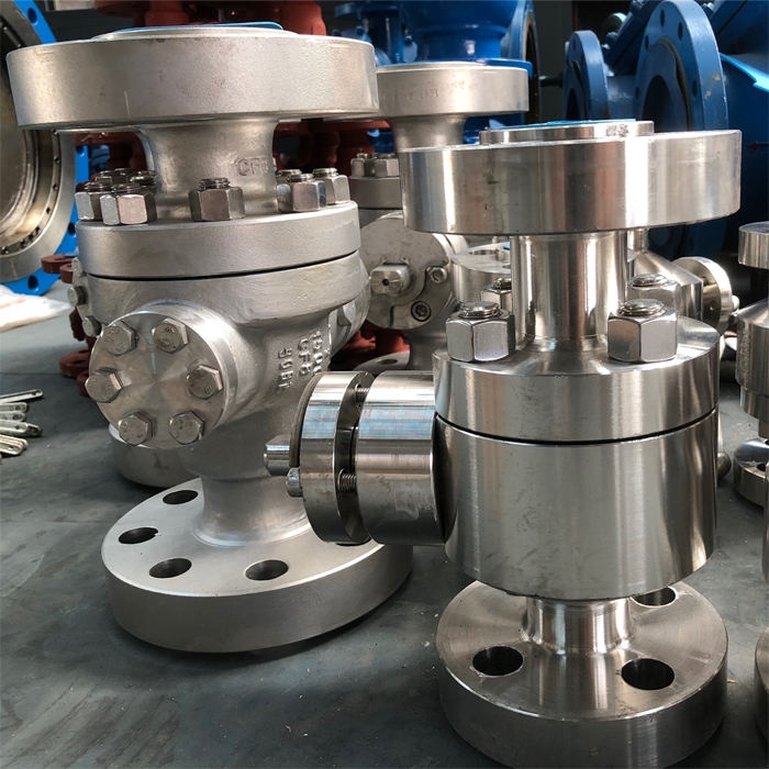 Válvulas de bola manuales de alta presión de acero inoxidable 304 Brida RTJ para tuberías de ácido de China fabricante