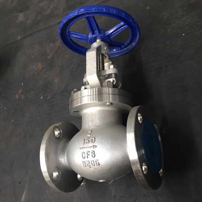 Válvula de globo de 2 pulgadas de acero inoxidable Baja presión nominal con Volante BS1873 del proveedor chino