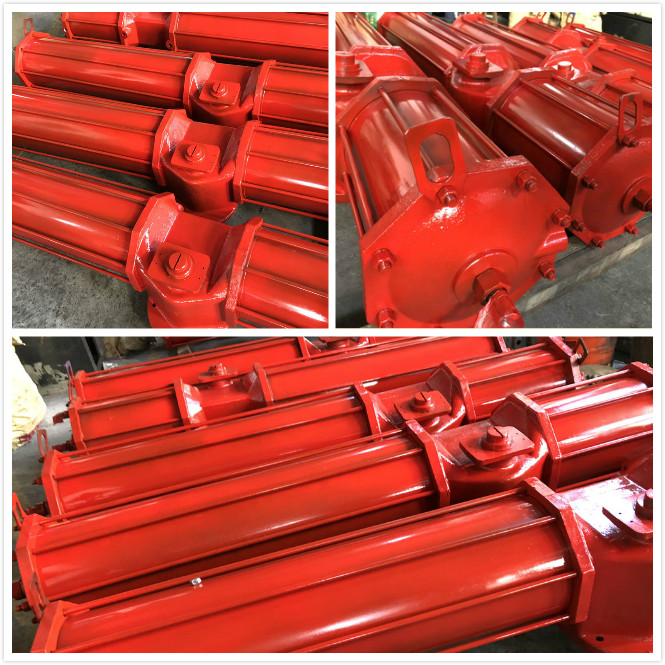 AW scotch yoke pneumatic actuator double acting type with large torque output quarter turn 