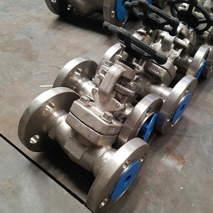 Bolted bonnet OS&Y forged gate valve regular port PN16 from Chinese factory