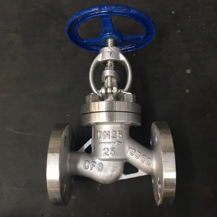 fire safe straight os&y globe valve din flange type manual from Chinese manufacturer