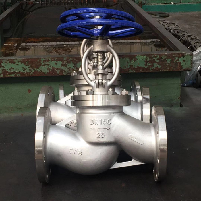 Industrial swivel disc type globe valve straight pattern from Chinese supplier