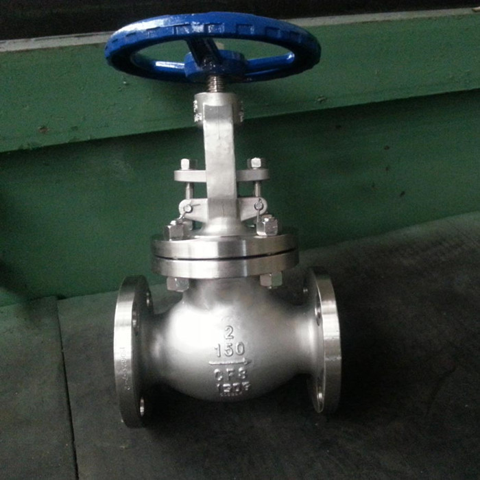 Ammonia Globe valve 2 inch flange type with regulating flow capacity from Chinese factory