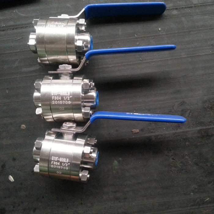 Best quality 3pcs body ball valve 1/2 inch bsp stainless steel chemical resistant from Chinese company
