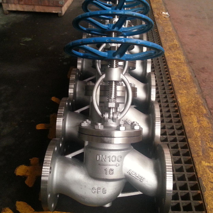 Swivel disc straight pattern regulating Globe valve PN16 from Chinese supplier