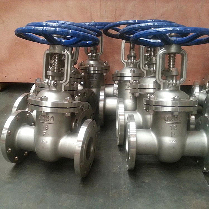 Double wedge Gate valve DN80 manual SS 304 from Chinese manufacturer