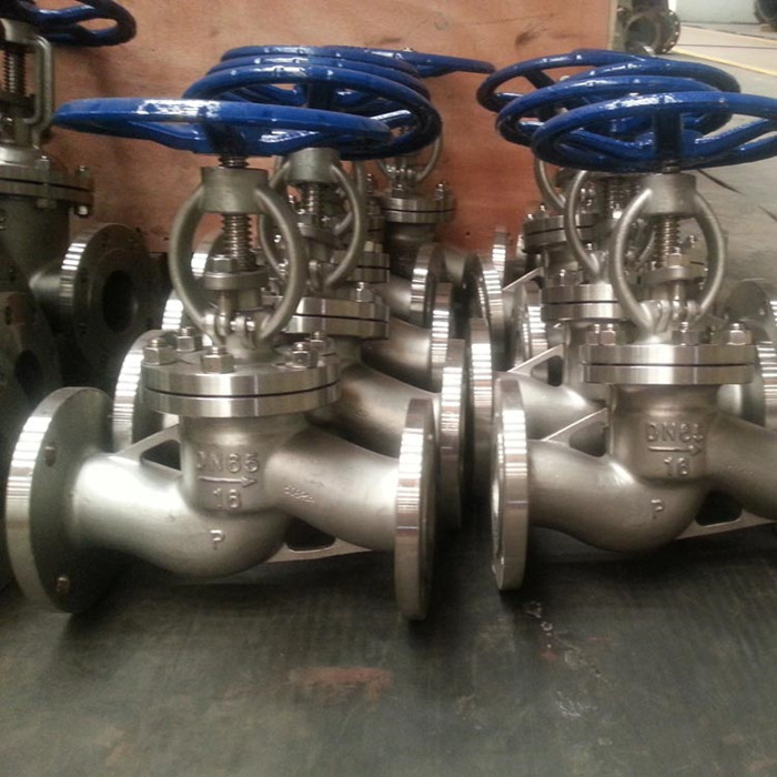 Stainless steel DIN Globe valve straight pattern price Chinese supplier