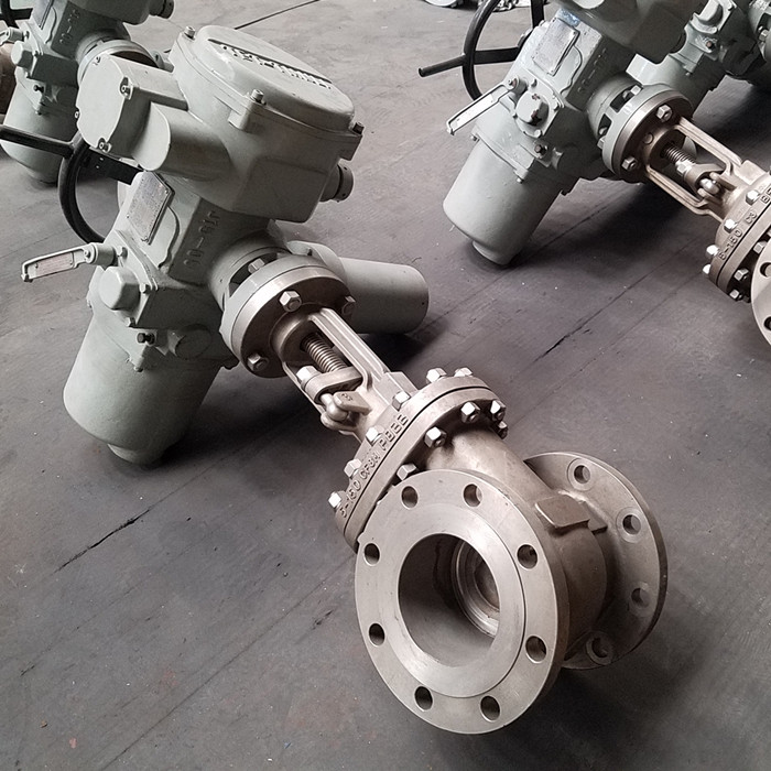 CF8M Motorised gate valve 5 inch from Chinese supplier