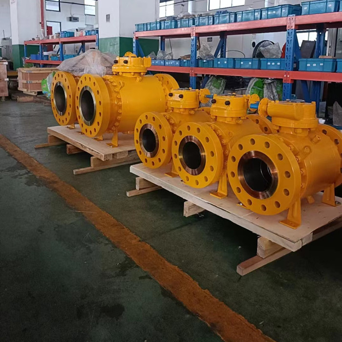 Natural gas ball valve,double bleed and block, sealant injection, double flanged RF,
