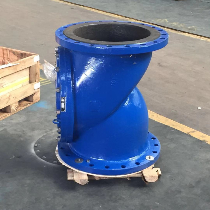 Válvula de retención de oscilación de aleta de goma de hierro dúctil unidireccional para tuberías de agua del fabricante chino