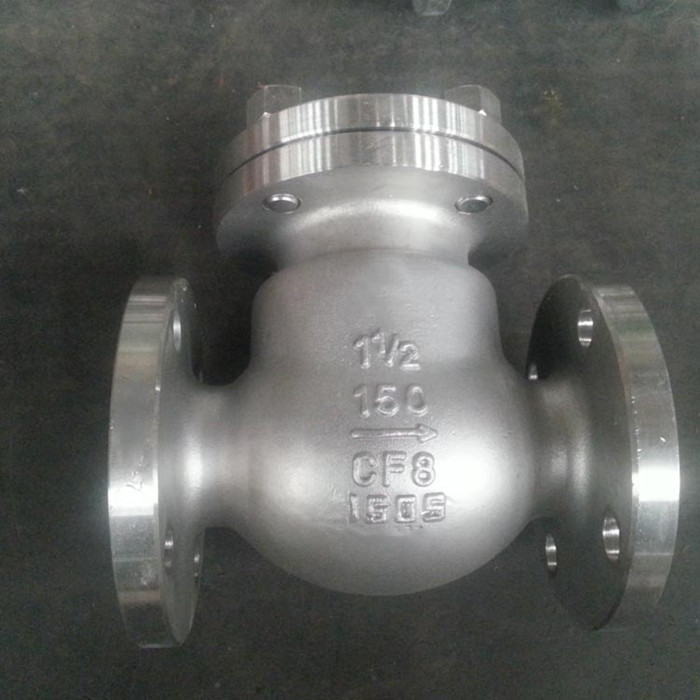oscilante tipo bridado 1 1/2 pulgada valvula check con fugas Clase IV de empresa china